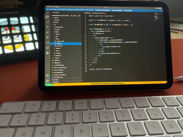 Quickly Add VSCode to Your iPad