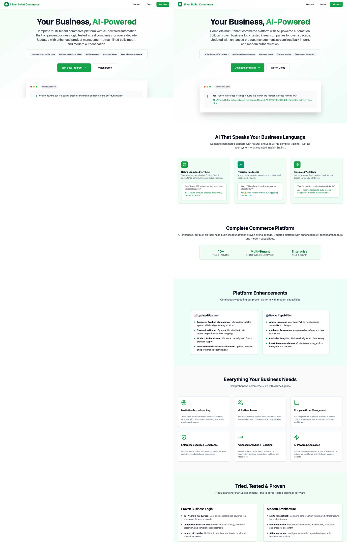 Before/After Screenshot Comparison